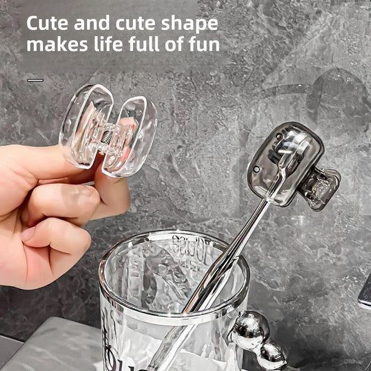 2 Pack Toothbrush Head Covers - Travel Protector Cap Case